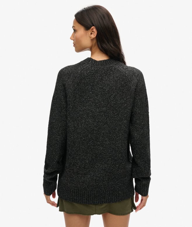 superdry Jersey raglán grueso extragrande Outlet online