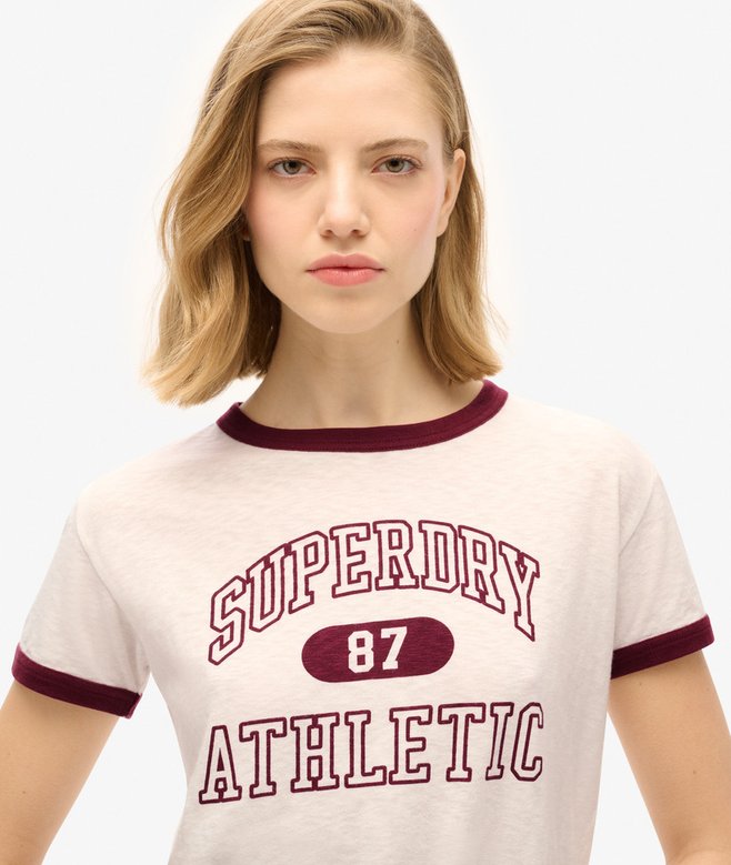 superdry Camiseta ajustada Athletic Essentials Ringer Rebajas de fábrica