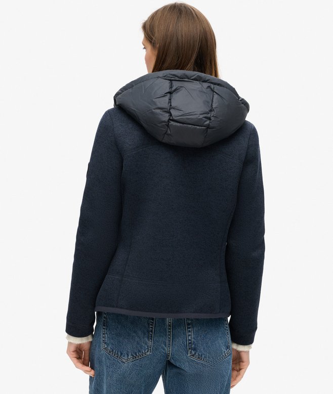 superdry Cazadora híbrida de punto con capucha Storm Ventas relámpago