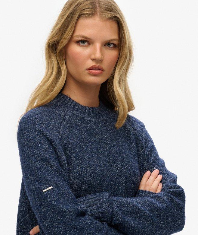 superdry Jersey raglán grueso extragrande Liquidación