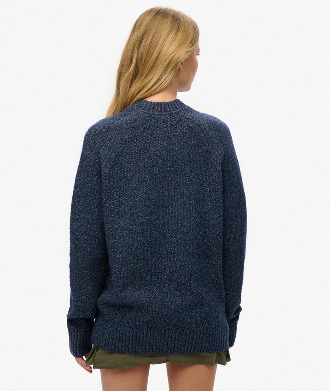 superdry Jersey raglán grueso extragrande Liquidación