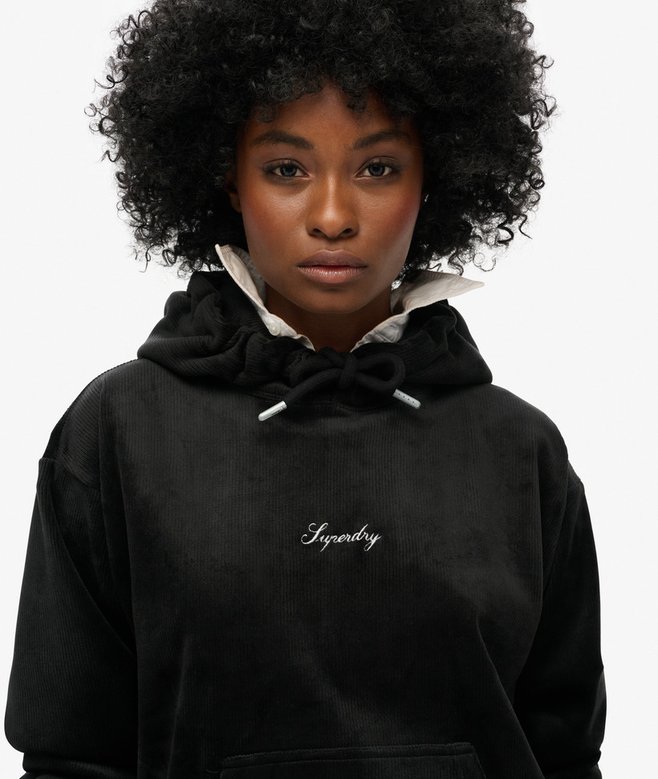 superdry Sudadera con capucha de velvetón de corte holgado Country Club Rebajas online