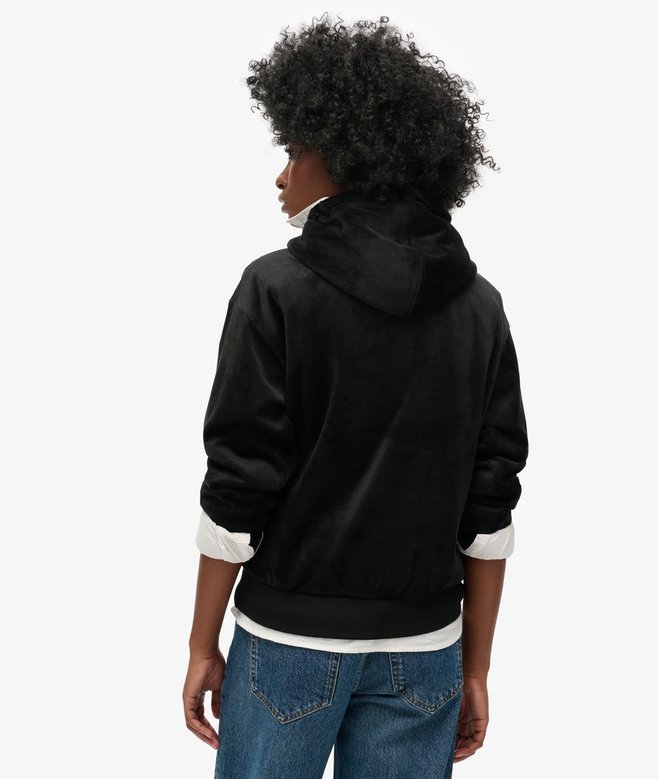 superdry Sudadera con capucha de velvetón de corte holgado Country Club Rebajas online