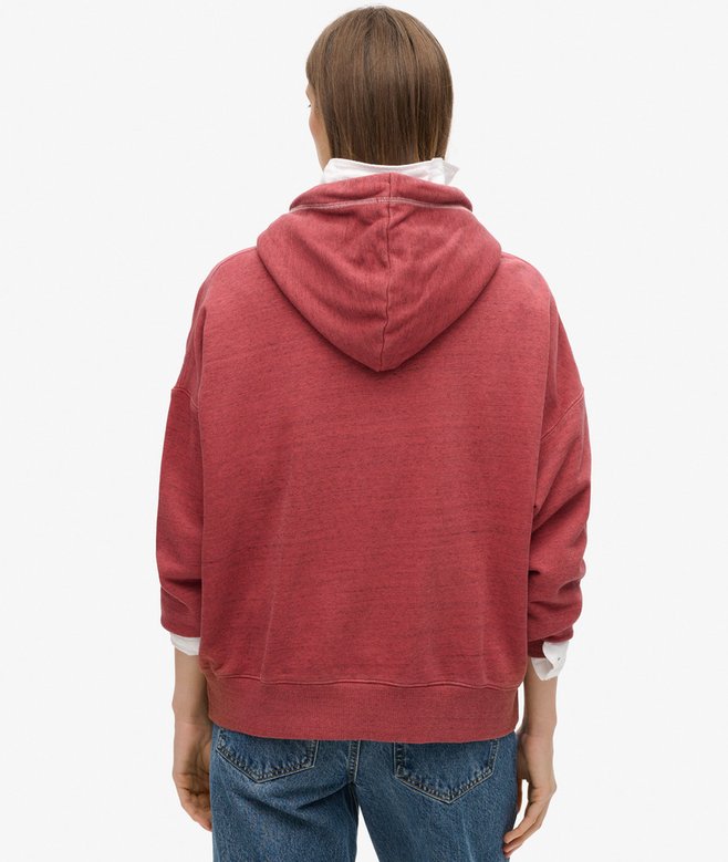 superdry Sudadera sobreteñida con capucha y logotipo Essential Rebajas top