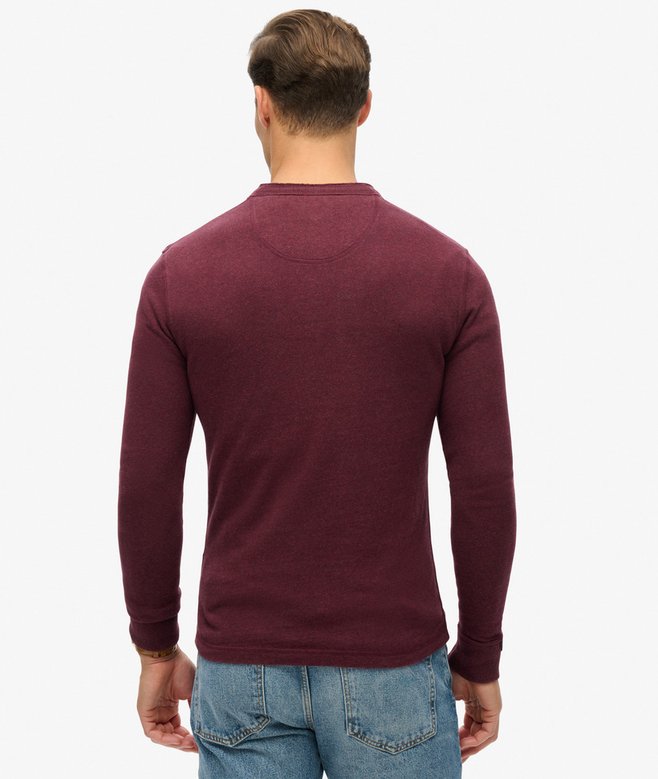 superdry Camiseta con cuello panadero de manga larga Vintage Athletic Promoción por tiempo limitado