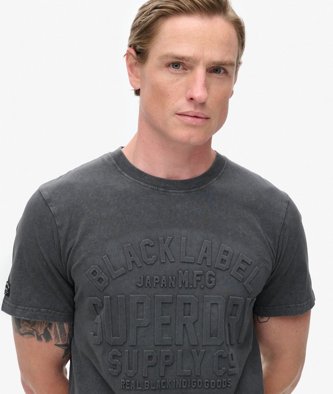 superdry Camiseta gráfica con logotipo en relieve Solo hoy