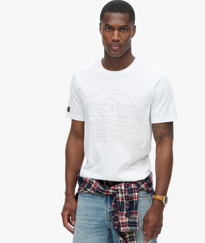 superdry Camiseta gráfica con logotipo en relieve Oferta especial de fábrica