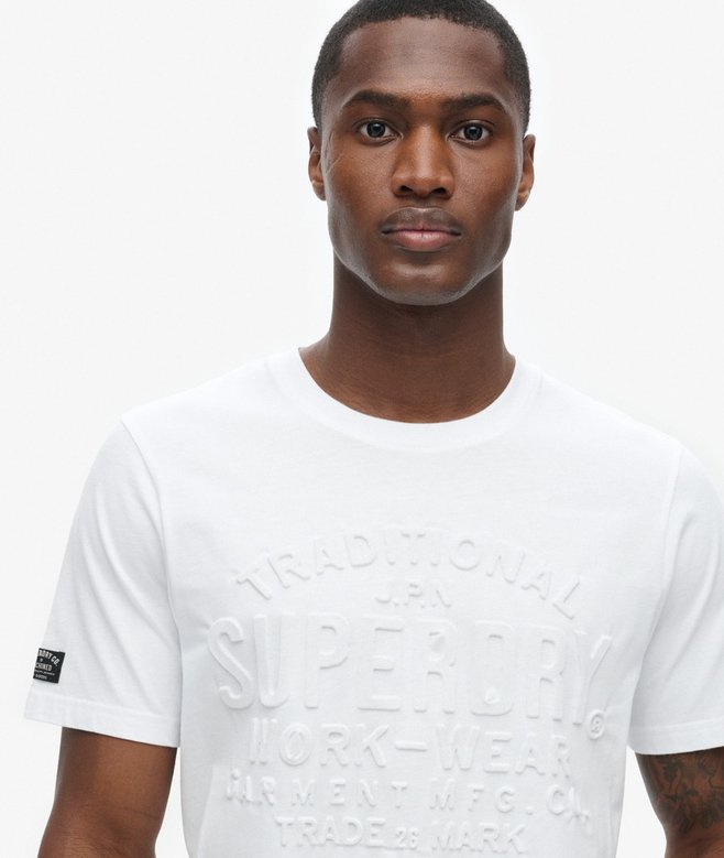 superdry Camiseta gráfica con logotipo en relieve Oferta especial de fábrica