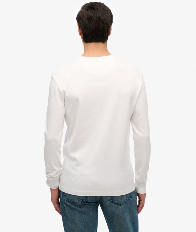 superdry Camisa con media botonadura y logotipo Vintage Logo bordado Solo queda un día