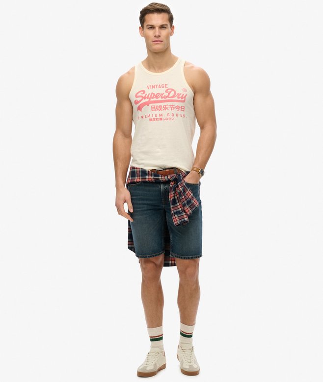 superdry Camiseta sin mangas Classic con logotipo vintage Heritage Superdescuento