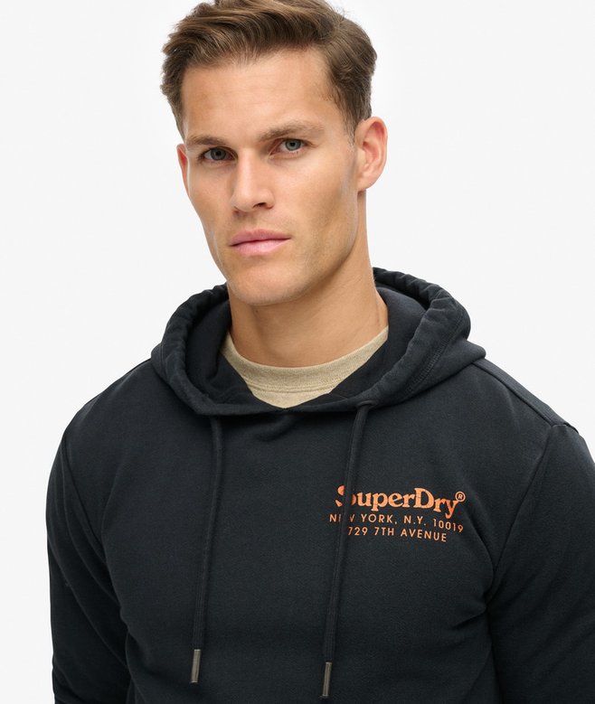 superdry Sudadera con capucha y logo tonal Venue Liquidación