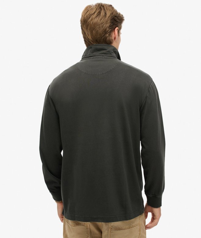 superdry Camiseta de rugby de manga larga con pespuntes en contraste Tienda de fábrica