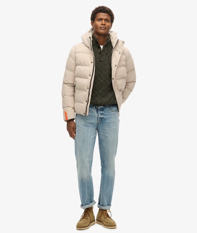superdry Chaqueta acolchada de microfibra con capucha Sports Oferta exclusiva