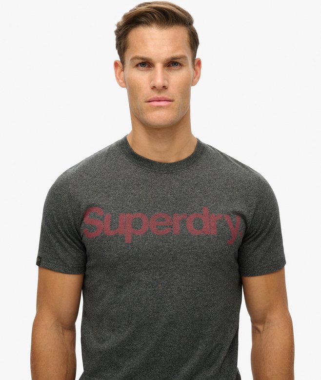 superdry Camiseta clásica con logotipo Core Grandes ahorros