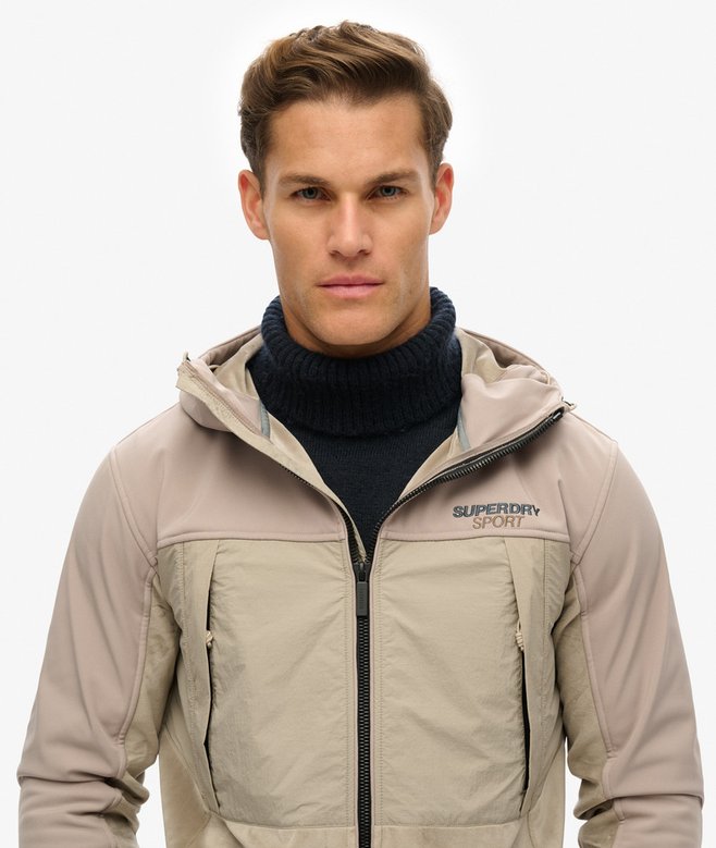 superdry Chaqueta con capucha Hybrid Trekker Venta caliente