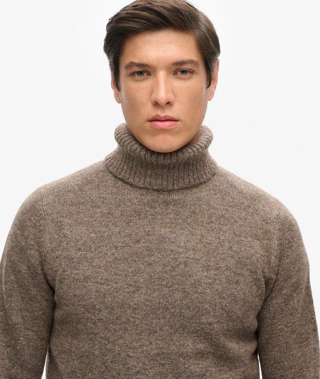 superdry Jersey cepillado de cuello vuelto Rebajas baratas