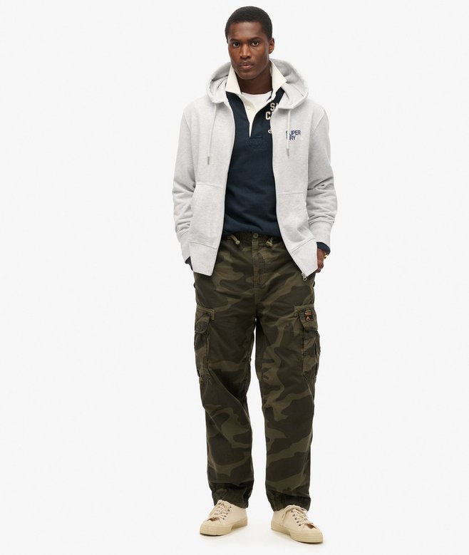 superdry Sudadera de corte holgado con capucha y cremallera Sportswear Rebajas de fábrica