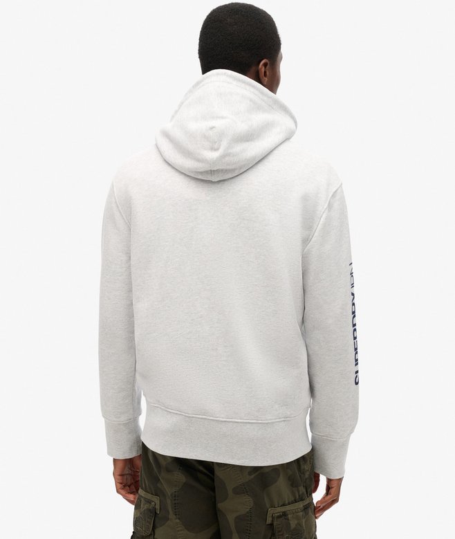 superdry Sudadera de corte holgado con capucha y cremallera Sportswear Rebajas de fábrica