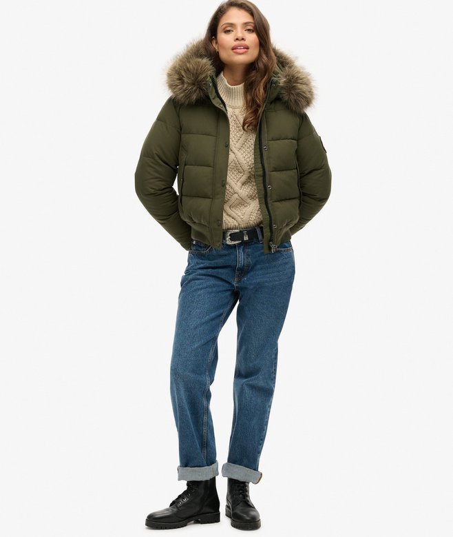 superdry Cazadora bómber con capucha Everest Envío gratis