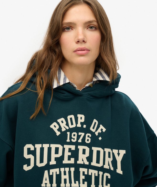 superdry Sudadera de corte relajado con capucha Athletic Essentials Envío gratis