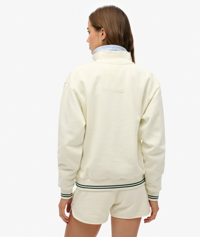 superdry Sudadera holgada con capucha y media cremallera Country Club ÚLTIMAS EDICIONES