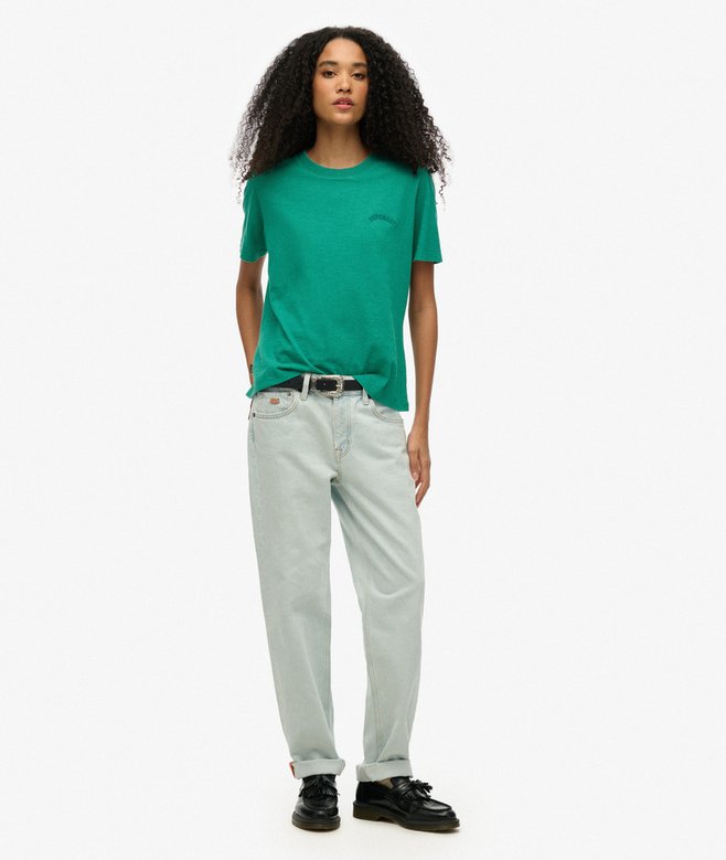 superdry Camiseta lavada con logotipo Essential Últimos 2 días