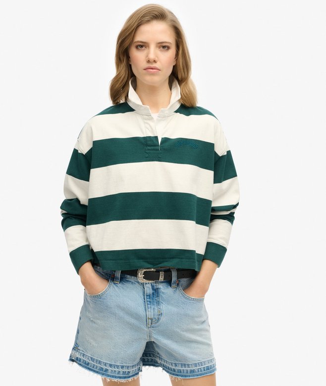 superdry Camiseta de rugby a rayas Athletic Essentials Promoción trimestral