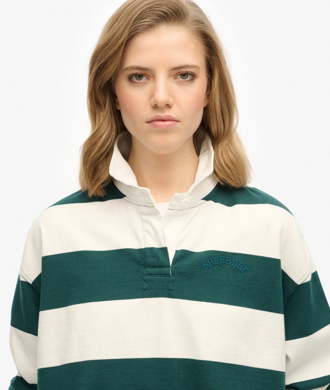 superdry Camiseta de rugby a rayas Athletic Essentials Promoción trimestral