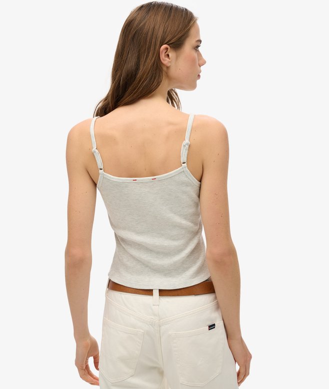 superdry Camiseta de tirantes gráfica con botones Athletic Essentials Solo queda un día
