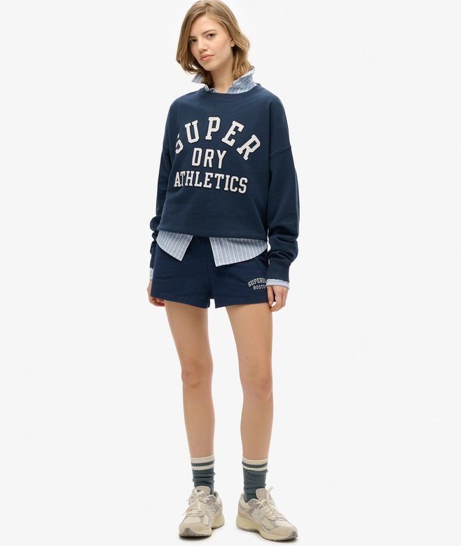 superdry Sudadera de corte holgado y aplique Athletic Essentials Liquidación