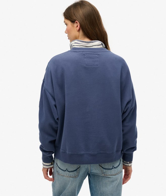 superdry Sudadera de cuello redondo y corte holgado Athletic Essentials Envío internacional gratuito