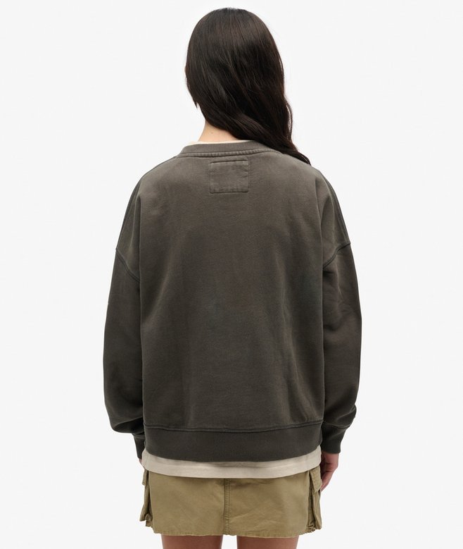 superdry Sudadera de cuello redondo y corte holgado Athletic Essentials Tienda de fábrica