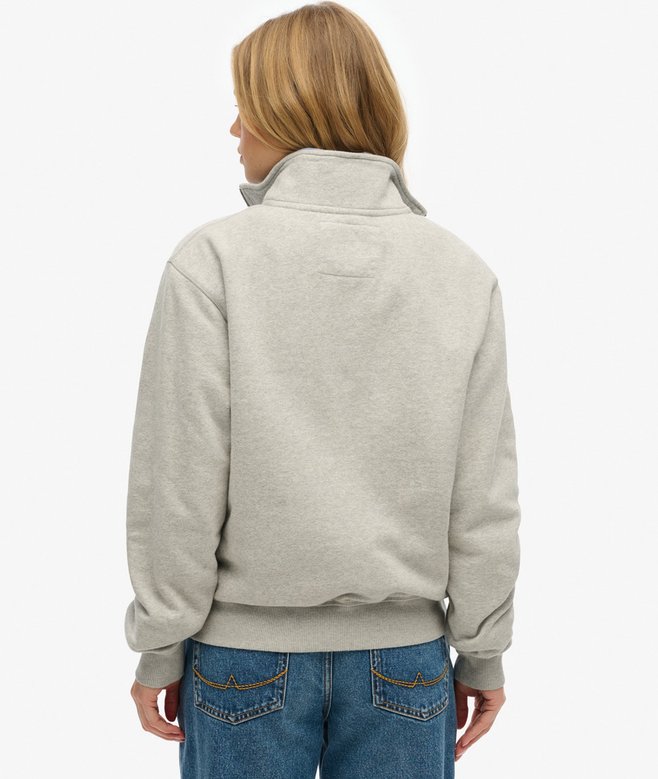 superdry Sudadera con media cremallera y aplique Athletic Essentials Precios de Black Friday