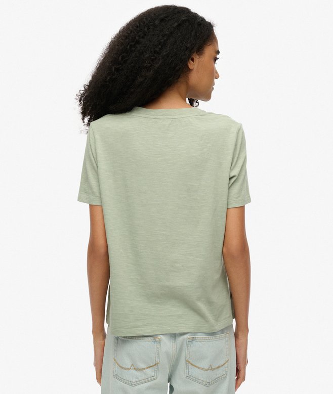 superdry Camiseta lavada con logotipo Essential Descuento por venta flash
