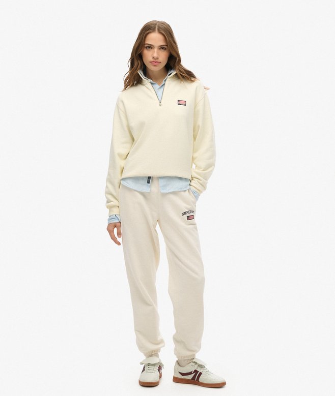 superdry Sudadera de media cremallera de cuello alto Athletic Essentials Grandes ahorros