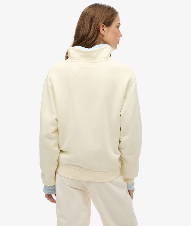 superdry Sudadera de media cremallera de cuello alto Athletic Essentials Grandes ahorros