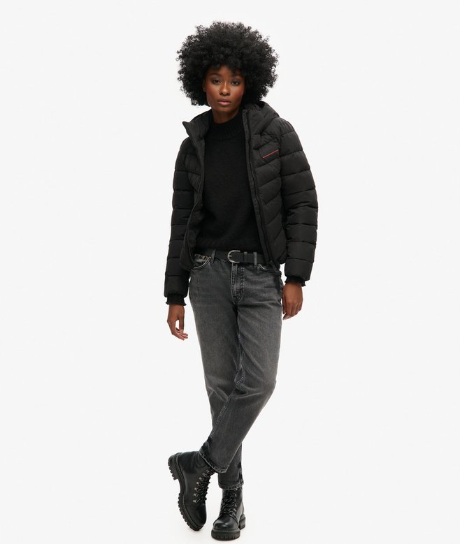 superdry Chaqueta acolchada de microfibra con capucha Gran oferta