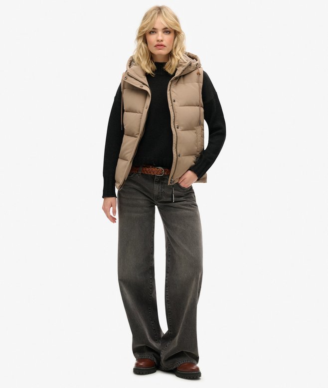 superdry Chaleco acolchado con capucha Everest Rebajas baratas
