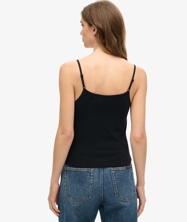 superdry Camiseta de tirantes entallada con logotipo Sportswear Ventas relámpago