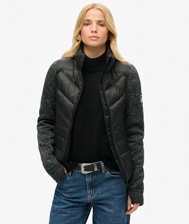 superdry Chaqueta híbrida de punto Storm Descuento