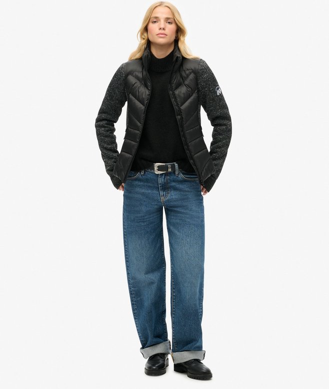 superdry Chaqueta híbrida de punto Storm Descuento