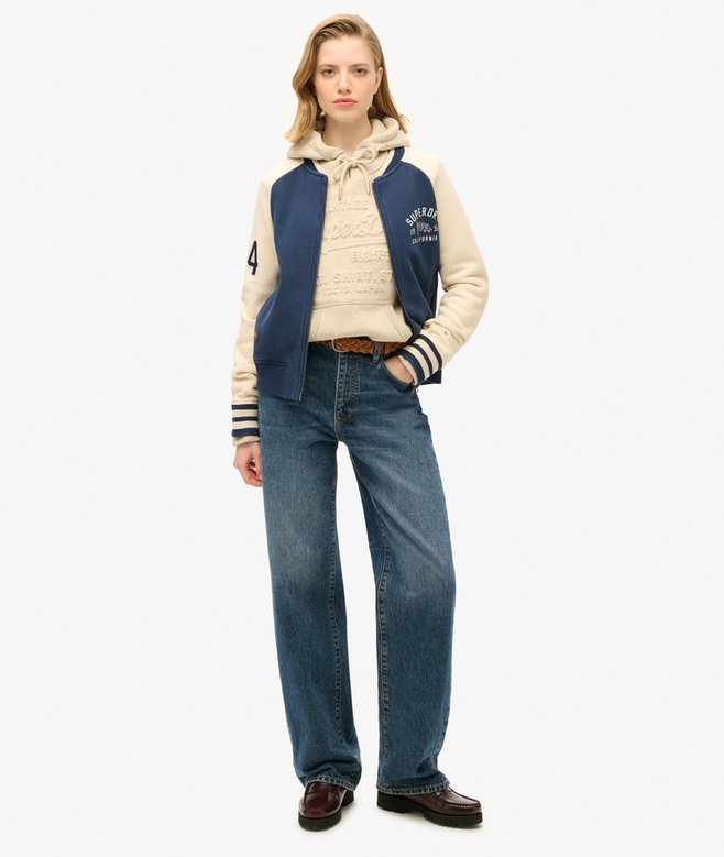 superdry Chaqueta bómber de punto gráfica College Script Tienda