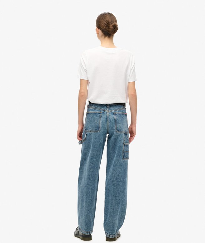 superdry Vaqueros de tiro medio Carpenter Mejor oferta