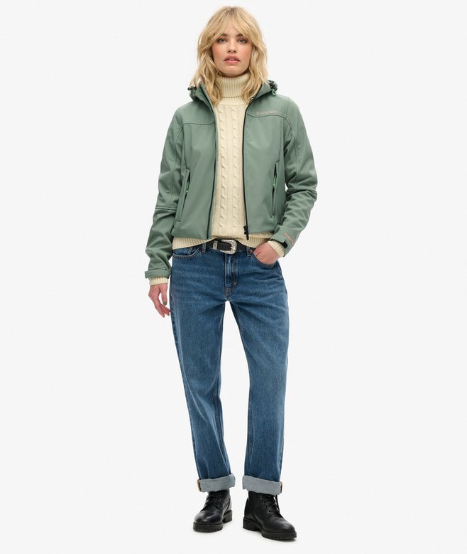 superdry Chaqueta con capucha de tejido softshell Trekker Solo queda un día