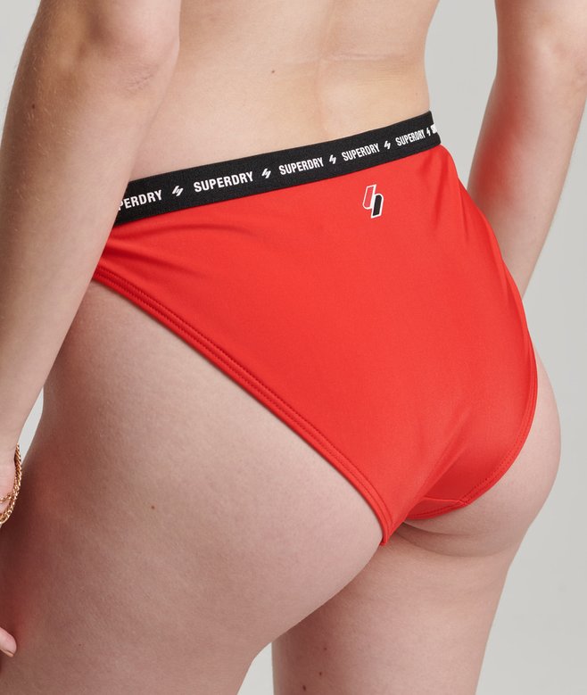 superdry Braguita de bikini elástica con micrologo Code Devoluciones gratuitas