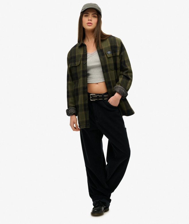 superdry Camiseta corta con ribete de encaje Athletic Essentials 2025
