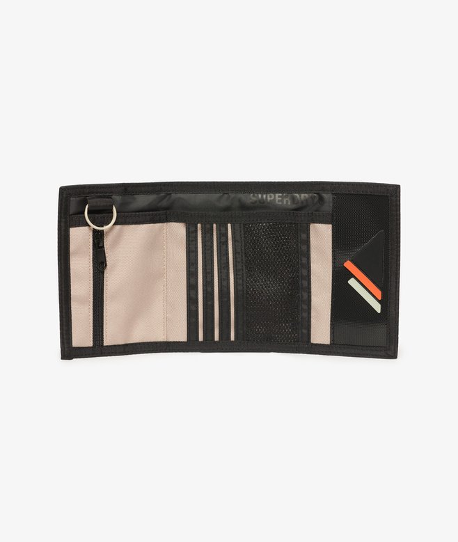 superdry Cartera plegable de lona de diseño tríptico Liquidación
