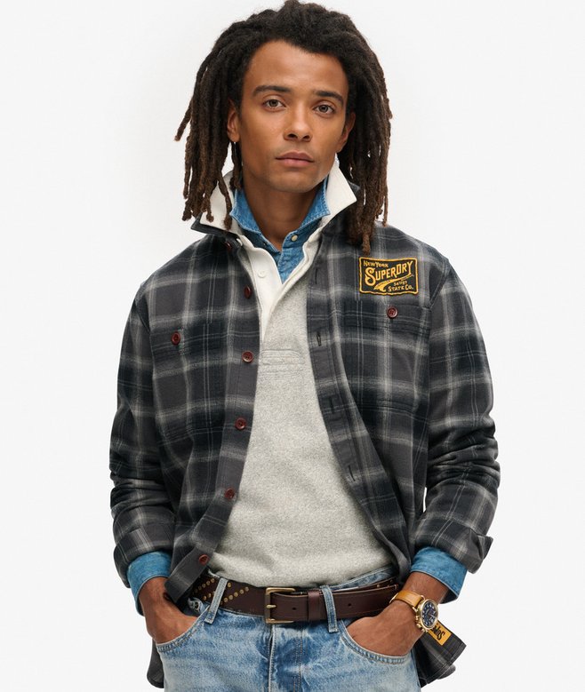 superdry Cinturón con hebilla con el logotipo de la marca Goods Descuentos del mes
