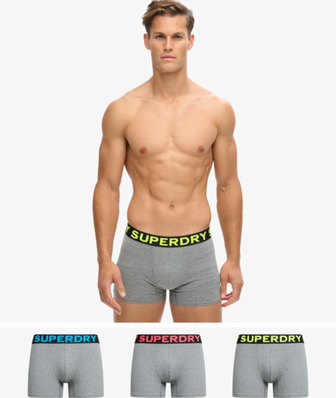 superdry Pack de 3 calzoncillos bóxer de algodón orgánico Oferta exclusiva