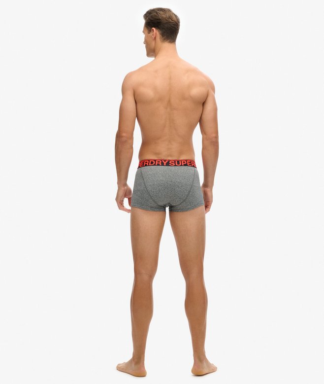 superdry Pack de tres calzoncillos de corte clásico de algodón orgánico Última moda
